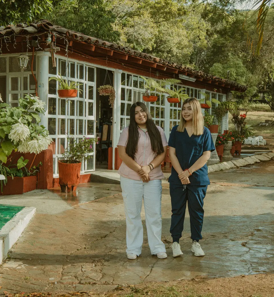 Bienvenida en el jardín de Quinta Sabrina